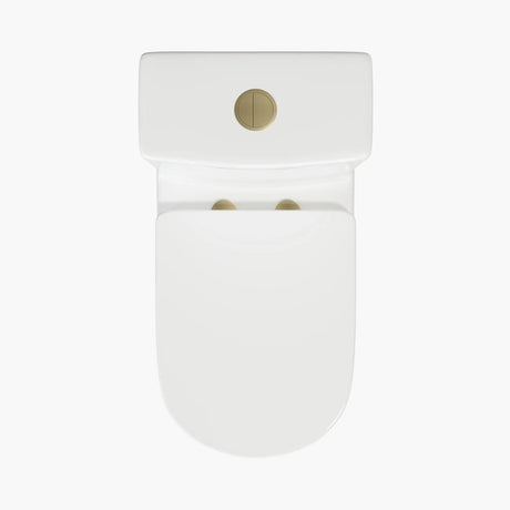 HOROW Compact One-Piece Toilet with Golden Button & Dual Flush | Manufacturer Supply
