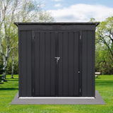 [04X06FT] Alora Premium Small Outdoor Metal Garden Storage Shed (SAK67084)