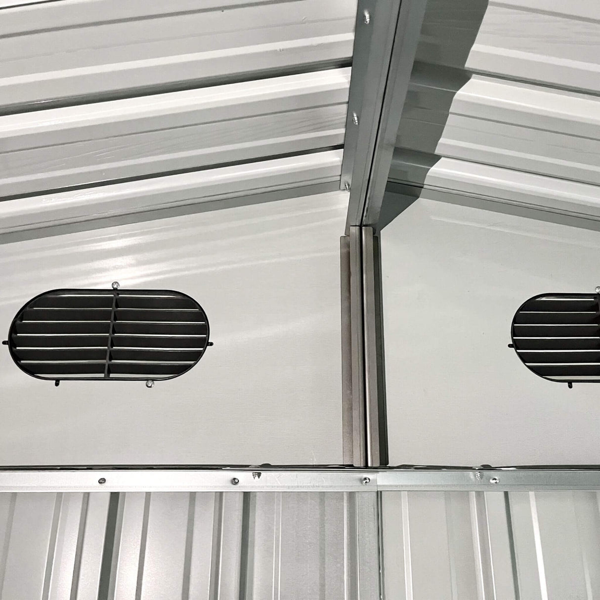 [08X10FT] Alora Large Outdoor Metal Storage Tool Shed With Window And Lockable Doors (SAK32987)