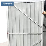 [10X20FT] Alora Heavy-Duty Multipurpose Outdoor All-Weather Utility Garage Storage Shed With Air Vents (SAK74834)