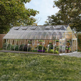 [10X24FT] Premium Heavy-Duty Polycarbonate Walk-In Greenhouse W/ Aluminum Frame & Built-In Gutter System (SAK58472)