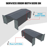 [13X20FT] Alora Extra-Large Premium Weather-Resistant Outdoor Multi-Purpose Utility Storage Shed (SAK84920)
