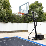 [18X24FT] Heavy-Duty Portable Adjustable Basketball Hoop With Court