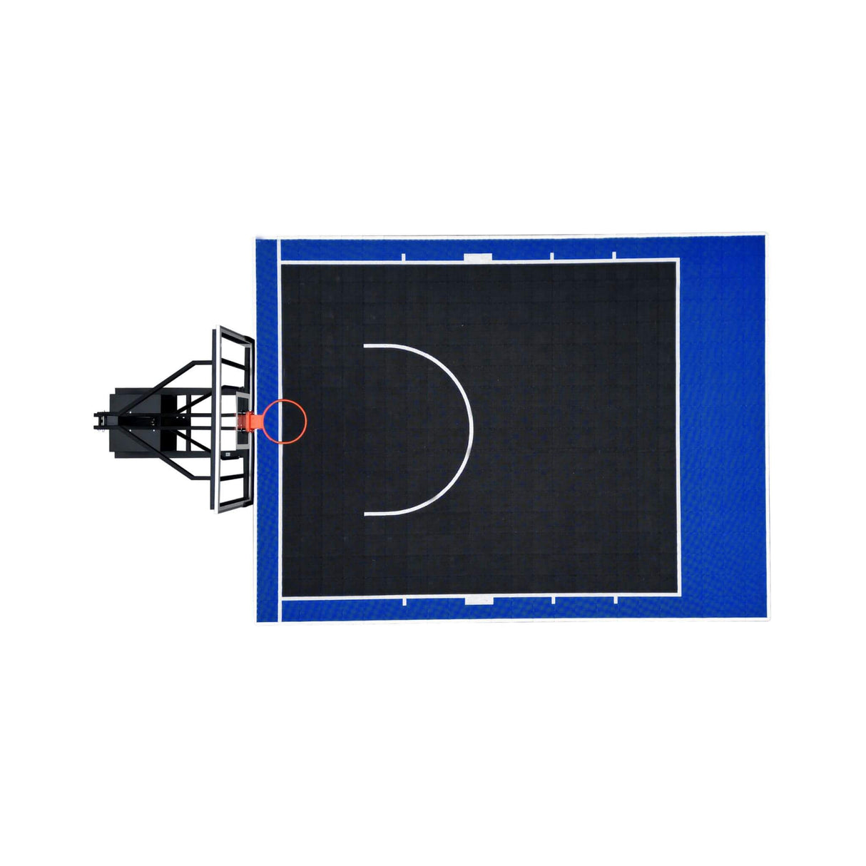 [18X24FT] Heavy-Duty Portable Adjustable Basketball Hoop With Court