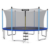 15 Feet Outdoor Bounce Trampoline with Safety Enclosure Net