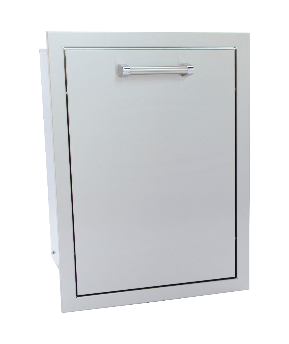 KoKoMo Outdoor Kitchen Stainless Steel Trash/Propane Pull-Out