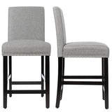 25 Inch Kitchen Chairs w/ Rubber Wood Legs