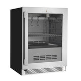 24″ Glass‑Door Meat Aging Fridge