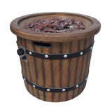 Alora 25-Inch Round 40K BTU Liquid Propance Concrete Fire Pit (SAK88764)