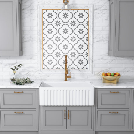 Calabria Ceramic 30" Farmhouse Sink