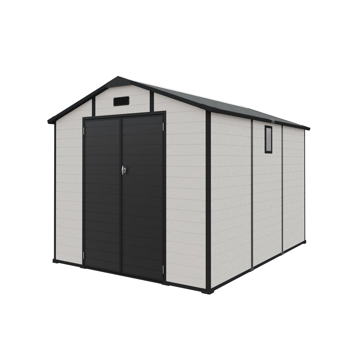 8x10 FT Plastic Outdoor Storage Shed