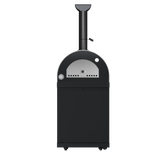 Black 128-Inch Double Stainless Steel Gas Outdoor Kitchen