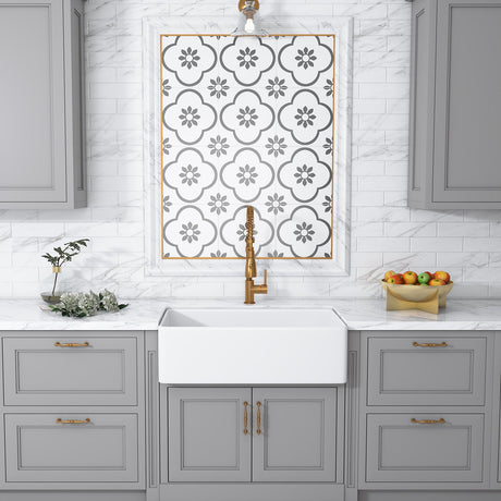 Trento Ceramic 33" Farmhouse Sink