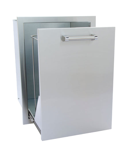 KoKoMo Outdoor Kitchen Stainless Steel Trash/Propane Pull-Out