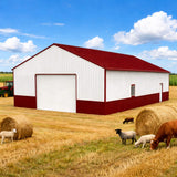 [31X51FT] Alora Heavy-Duty Outdoor Steel Garage Barn Storage Shed (SAK83146)