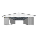 [36X40FT] Alora Heavy-Duty Weather-Resistant Galvanized Steel Container Roof Kit [No Containers] (SAK37491)