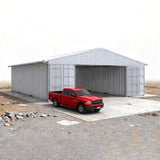 [36X40FT] Alora Heavy-Duty Weather-Resistant Galvanized Steel Container Roof Kit [No Containers] (SAK37491)