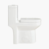 Factory Direct HOROW 8733-10 Small One-Piece Toilet – 10 Inch Rough-In