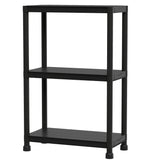 4-Tier Heavy-Duty Plastic Storage Shelves Freestanding Garage Shelving Unit