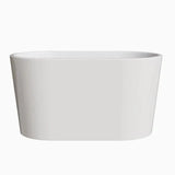 HOROW Freestanding Acrylic Bathtub 47 inch Soaking Tub Model TU47-MB-NS