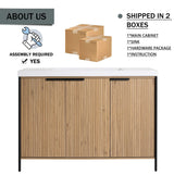Nuvia 48-Inch Modern Light Coffee Freestanding Vanity With Resin Sink (SAK97502)