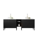 Turio 72" Freestanding Double Bathroom Vanity with Sinks
