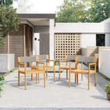 Alora Premium 5-Piece Acacia Wooden Outdoor Furniture Patio Set With Dining Chairs And Table (SAK70445)