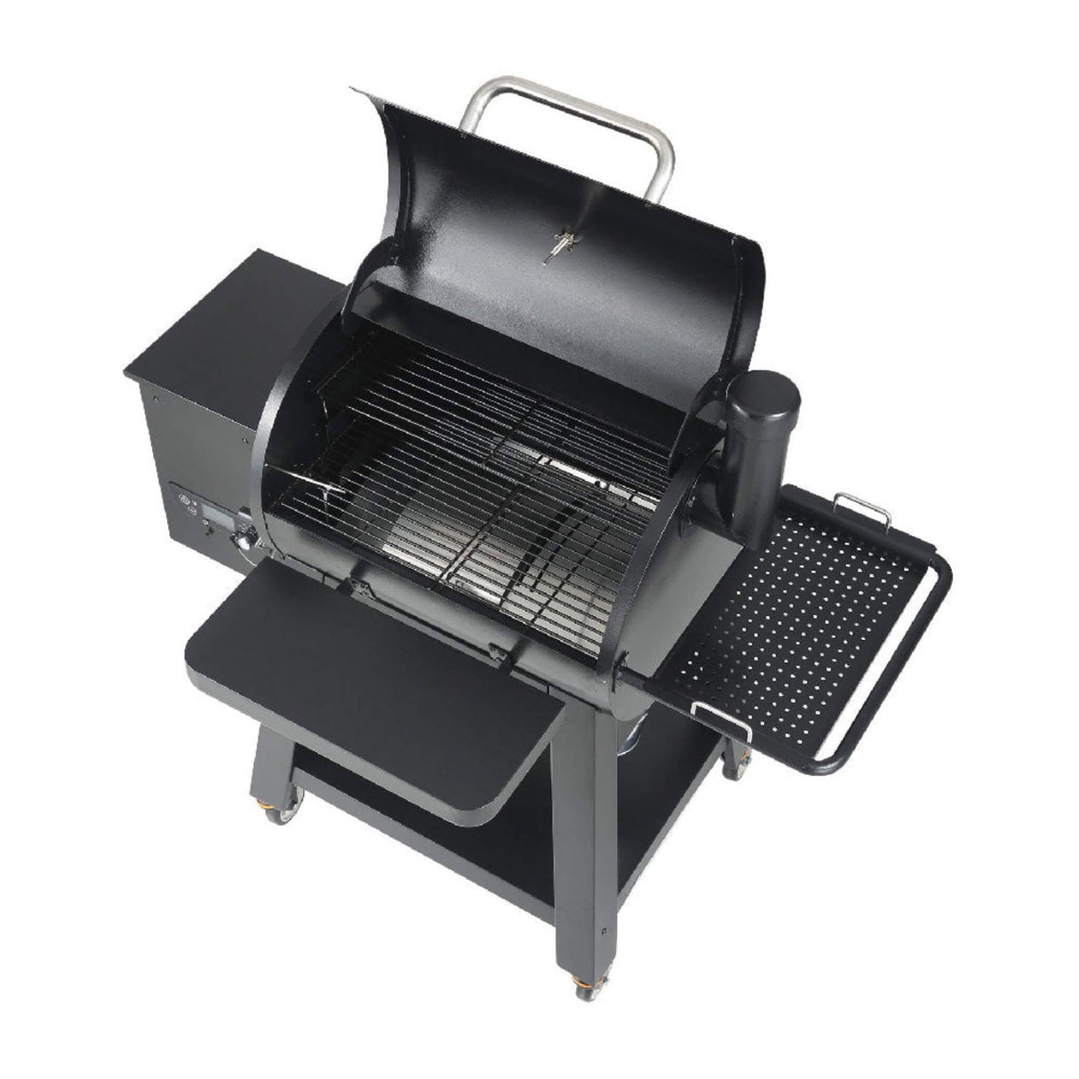 53-Inch Heavy-Duty Portable Wood Pellet BBQ Grill With Cart