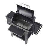 53-Inch Heavy-Duty Portable Wood Pellet BBQ Grill With Cart