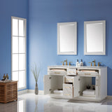 Ivy 60" Double Bathroom Vanity Cabinet Only