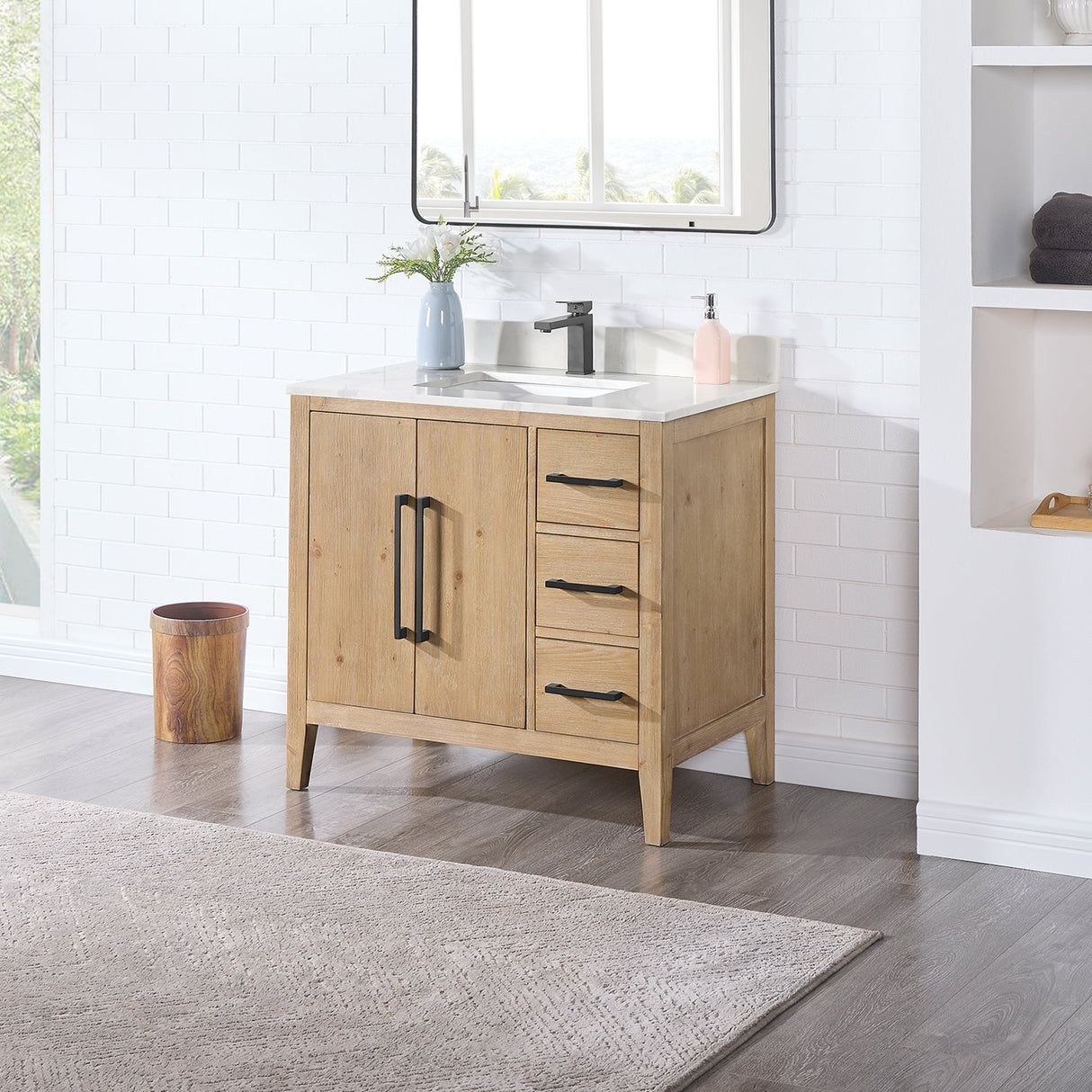 Laurel 36"/48"/60"/72" single/double vanity cabinet without top