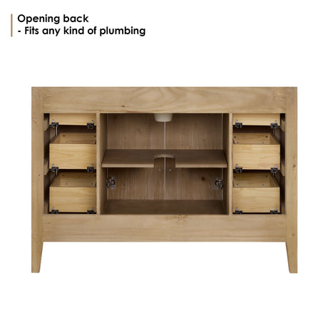 Laurel 36"/48"/60"/72" single/double vanity cabinet without top
