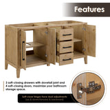 Laurel 36"/48"/60"/72" single/double vanity cabinet without top