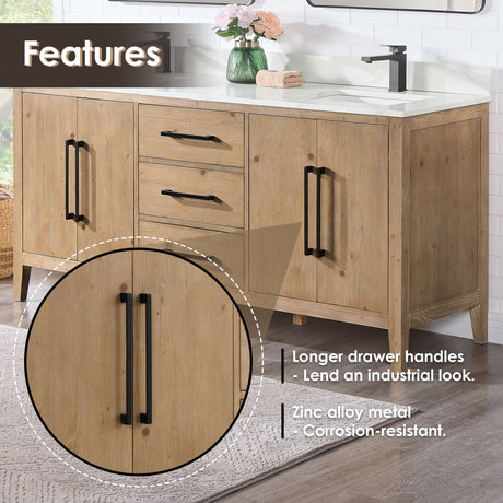 Laurel 36"/48"/60"/72" single/double vanity cabinet without top