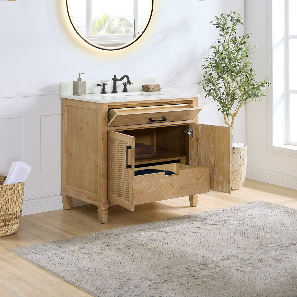 Solana 36"/48"/60"/72" single/double vanity without top