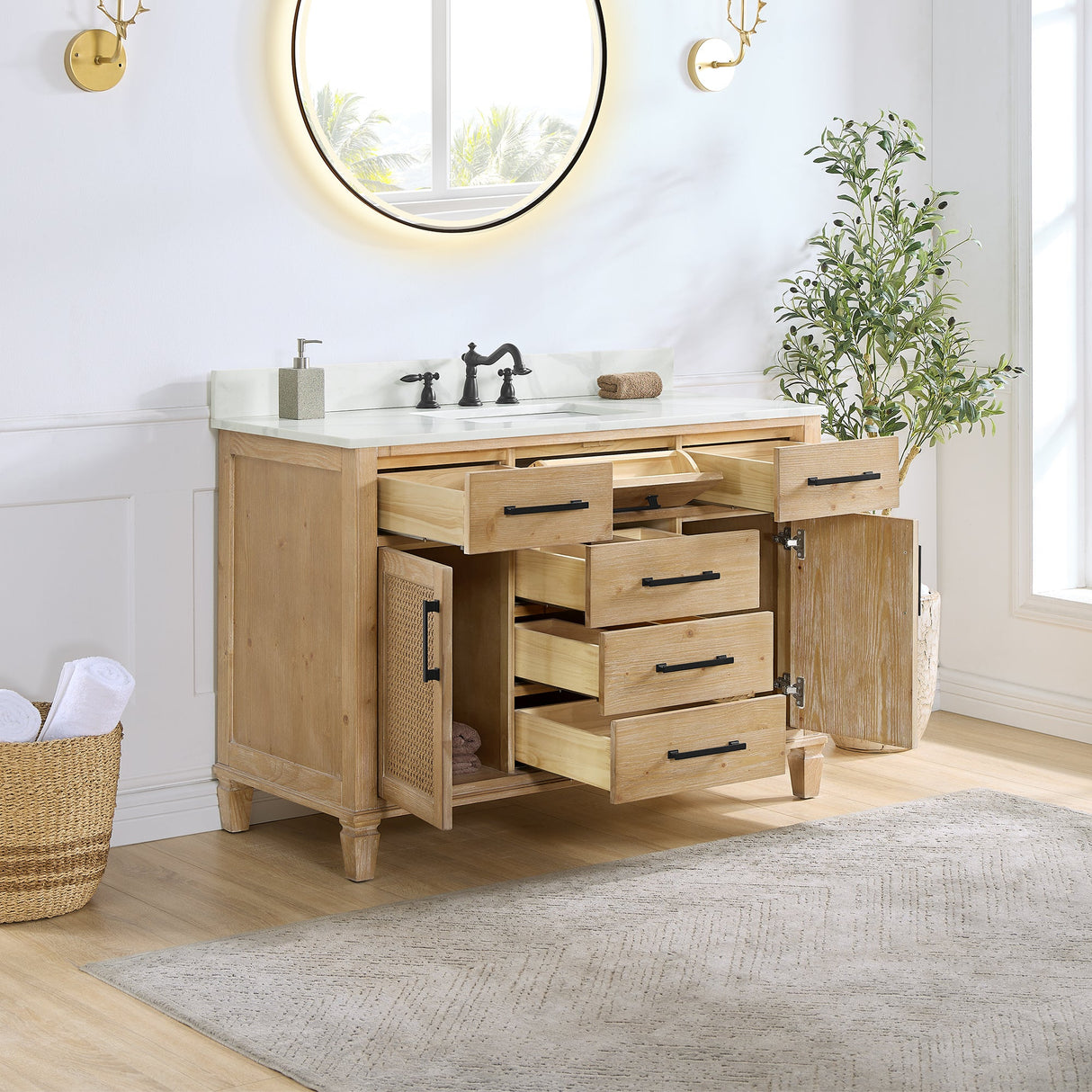 Solana 36"/48"/60"/72" single/double vanity without top