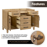 Solana 36"/48"/60"/72" single/double vanity without top