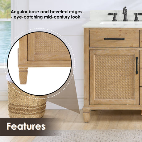 Solana 36"/48"/60"/72" single/double vanity without top