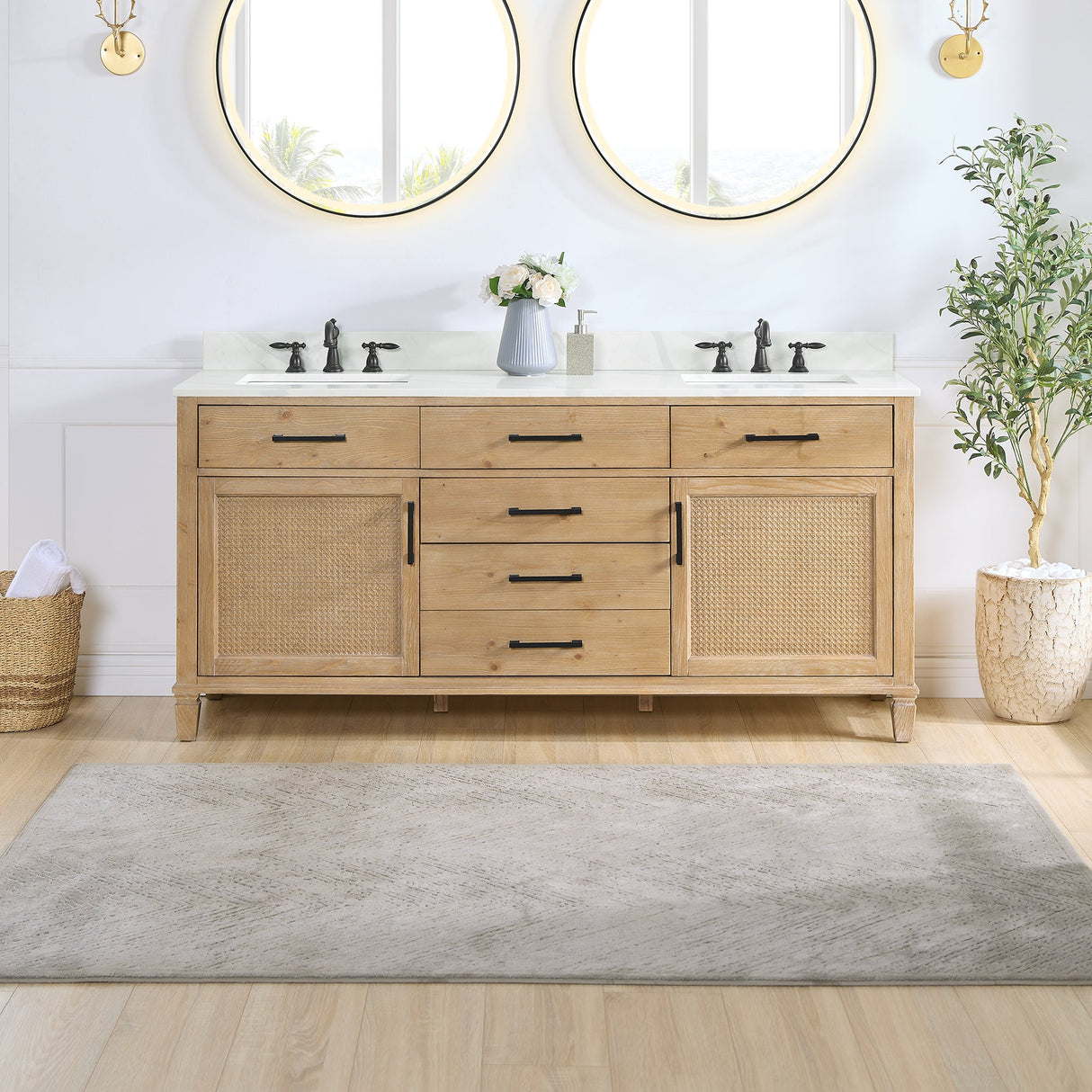 Solana 36"/48"/60"/72" single/double vanity without top