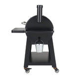 62-Inch Heavy-Duty Portable Wood Pellet BBQ Grill With Cart