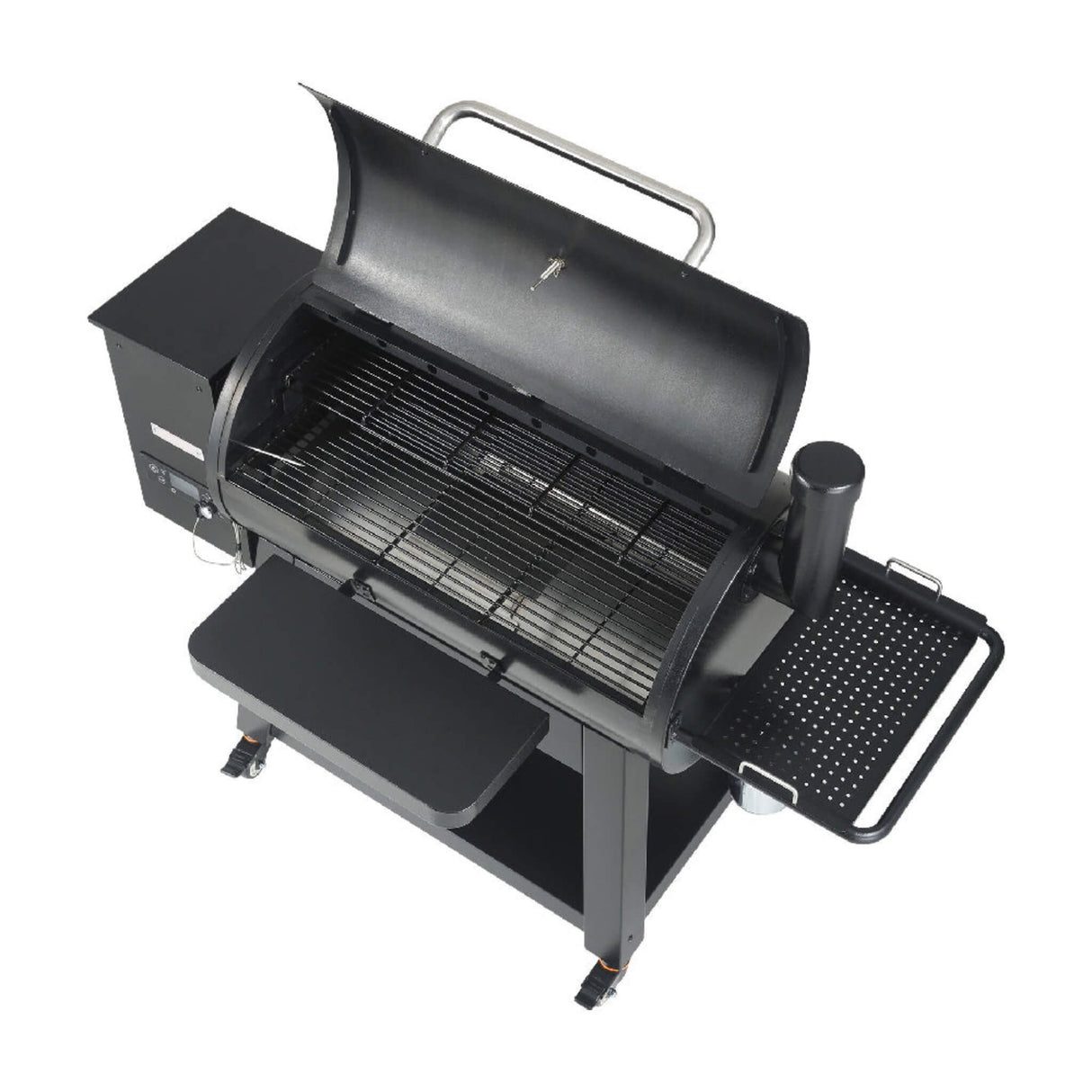 62-Inch Heavy-Duty Portable Wood Pellet BBQ Grill With Cart