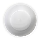 52.7 Inch Round Freestanding Solid Surface Soaking Bathtub