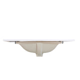 Viterbo Single Sink Bathroom Vanity Countertop in Snow White