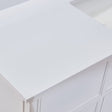 61 in. Composite Stone Vanity Top with White Sink