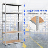 2 Pcs Storage Shelves Garage Shelving Units Tool Utility Shelves