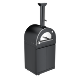 Black 128-Inch Double Stainless Steel Gas Outdoor Kitchen