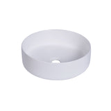 Sabine 14" Round Ceramic Vessel Bathroom Vanity Sink