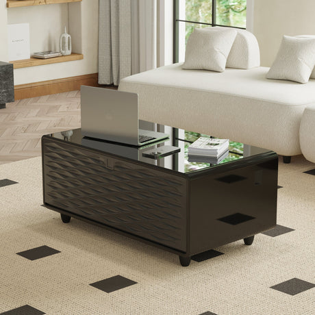 Livtab LT90 FreezerX Smart Coffee Table with Fridge and Freezer