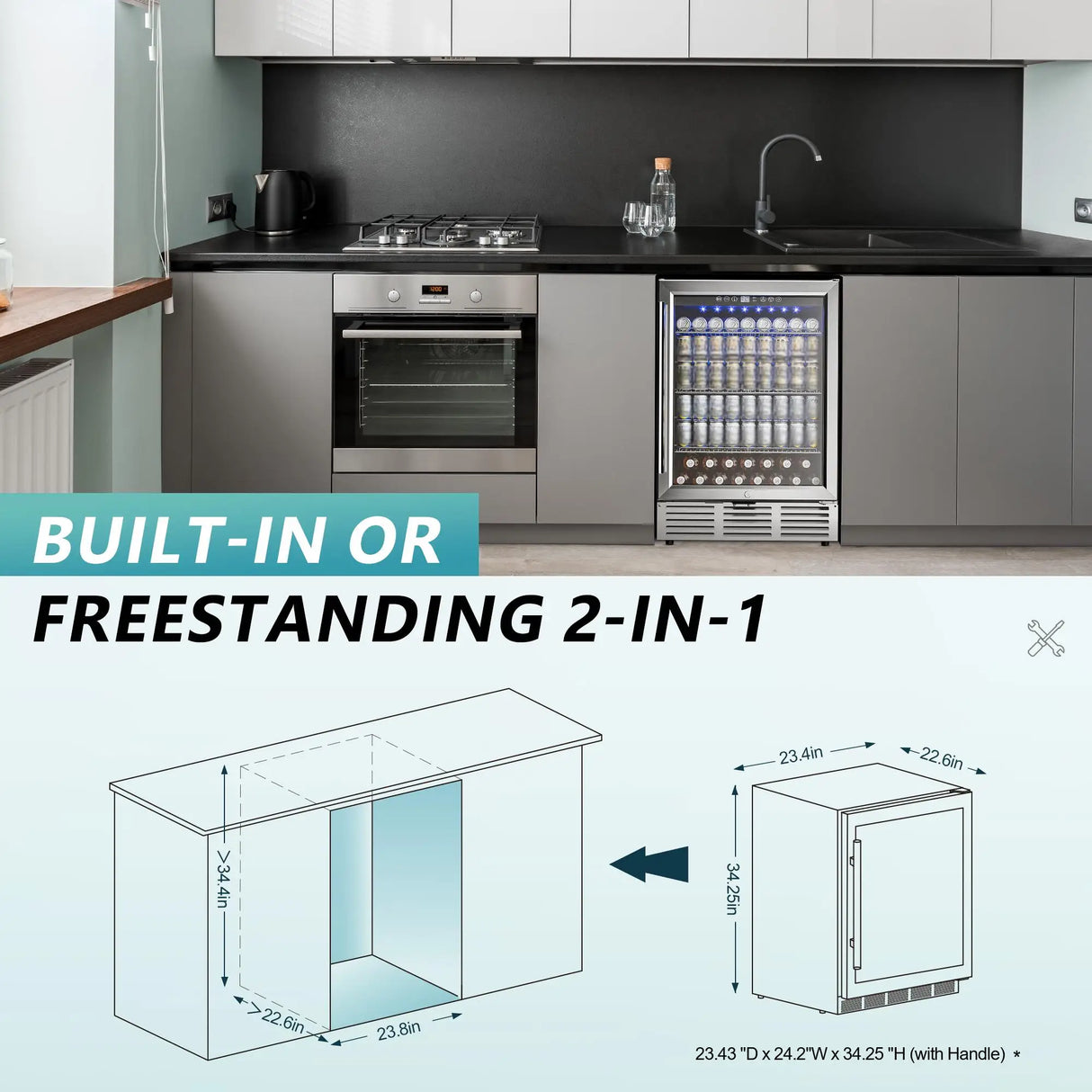 Beverage Refrigerator 180 Can