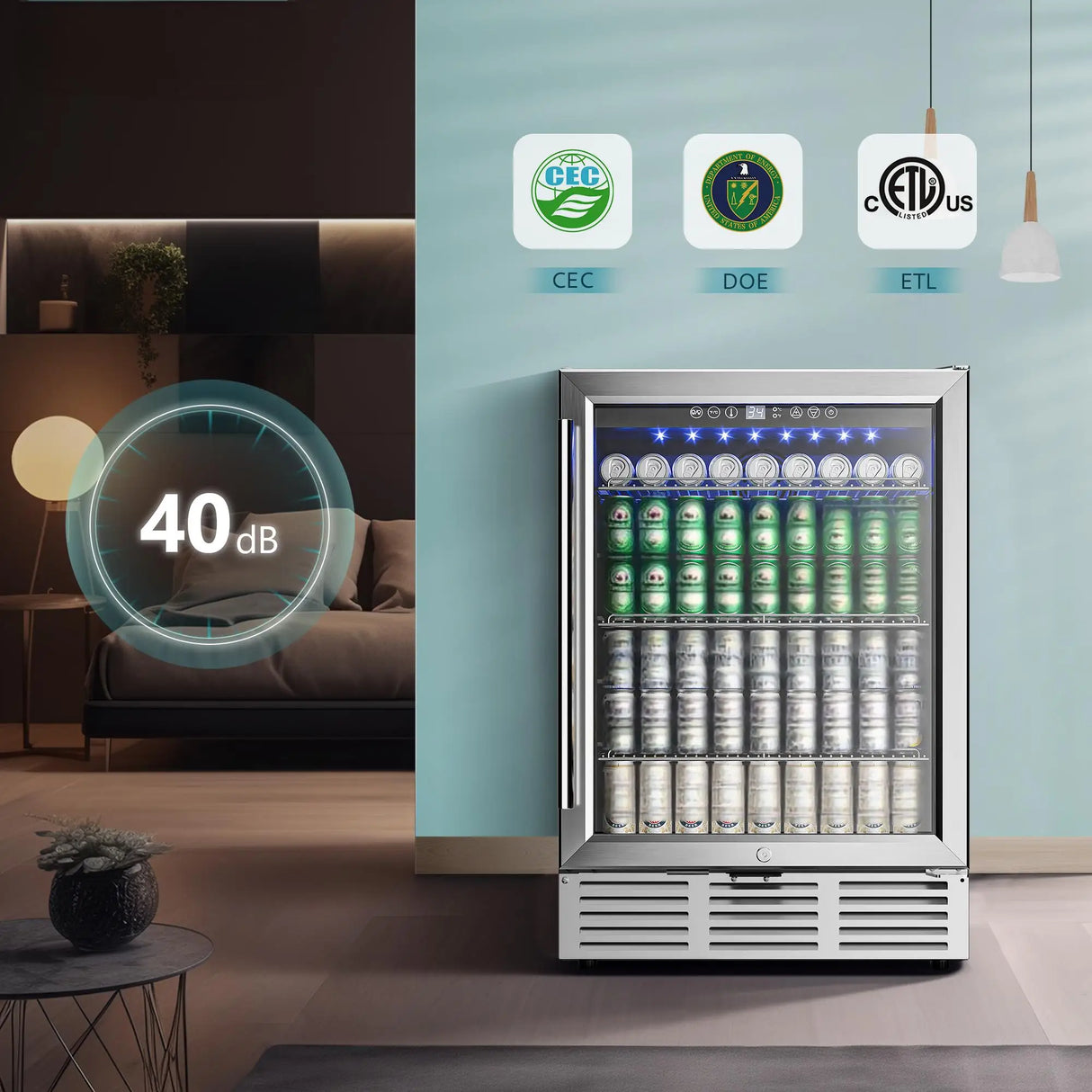 Beverage Refrigerator 180 Can